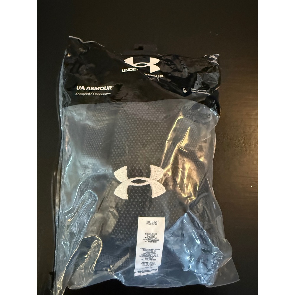 Under Armour UA Armour Kneepad Black Adult Small SM/P/CH Athletic Support New